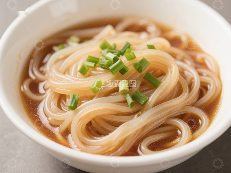 高清大图下载【趣麦麦图】一碗热腾腾的粉丝汤