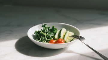 清新蔬菜沙拉碗