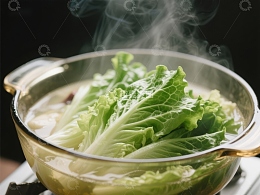 热气腾腾的白菜汤