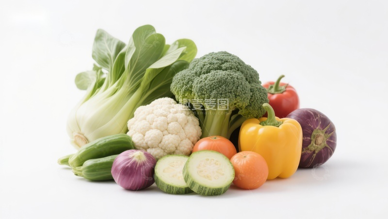 高清大图下载【趣麦麦图】新鲜蔬菜集合展示