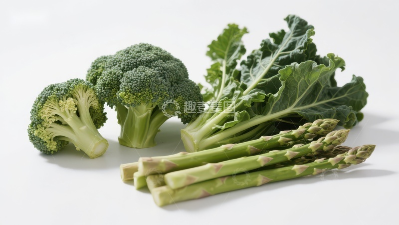 高清大图下载【趣麦麦图】新鲜绿色蔬菜组合