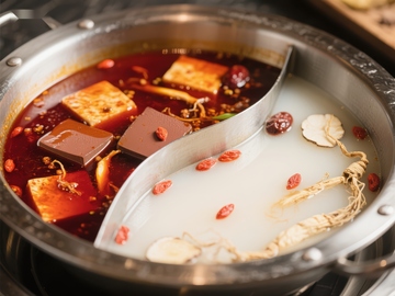 鸳鸯火锅：麻辣与清汤的完美结合