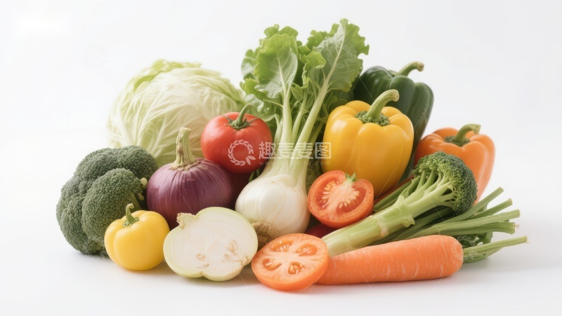高清大图下载【趣麦麦图】新鲜蔬菜集合展示