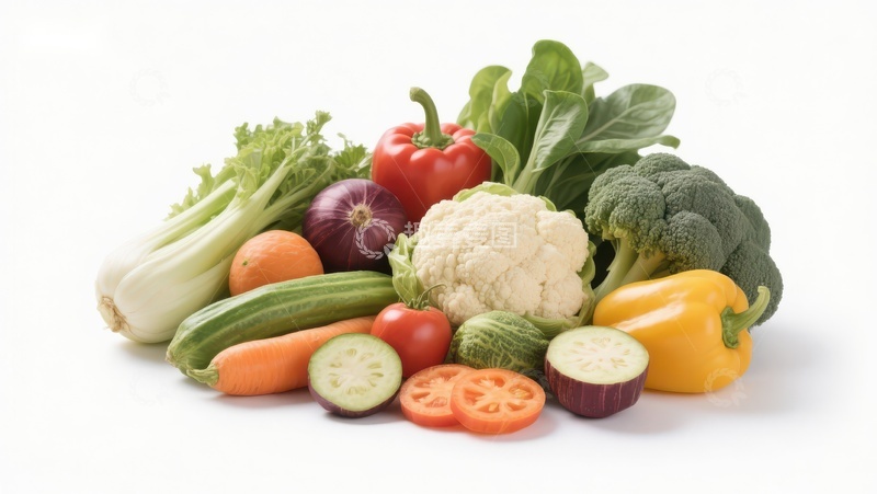 高清大图下载【趣麦麦图】新鲜蔬菜集合展示