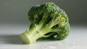 新鲜西兰花特写