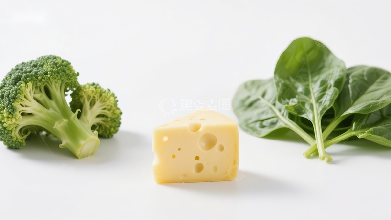 高清大图下载【趣麦麦图】新鲜蔬菜与奶酪的组合