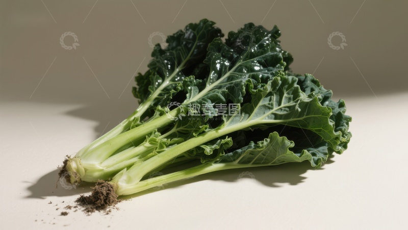 高清大图下载【趣麦麦图】新鲜绿色羽衣甘蓝特写