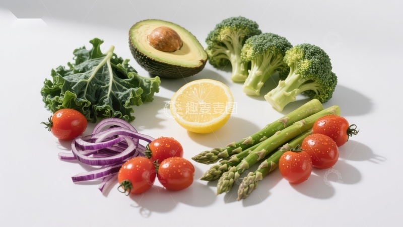 高清大图下载【趣麦麦图】新鲜蔬菜水果组合
