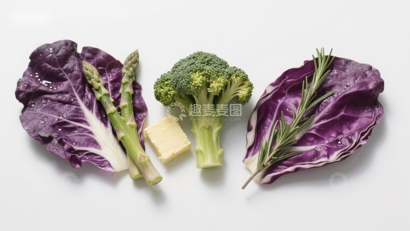 高清大图下载【趣麦麦图】新鲜蔬菜与香草的组合