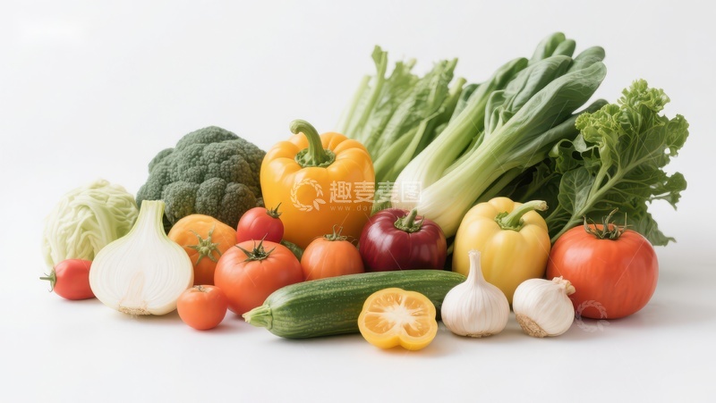 高清大图下载【趣麦麦图】新鲜蔬菜集合展示
