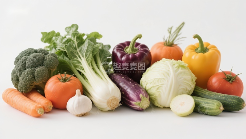 高清大图下载【趣麦麦图】新鲜蔬菜集合展示