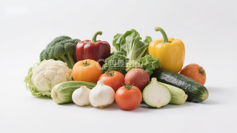 高清大图下载【趣麦麦图】新鲜蔬菜集合展示