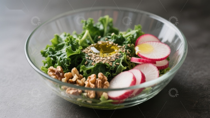 高清大图下载【趣麦麦图】新鲜蔬菜沙拉碗