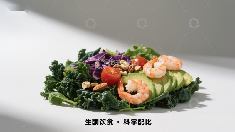 高清大图下载【趣麦麦图】生酮饮食科学配比的健康沙拉