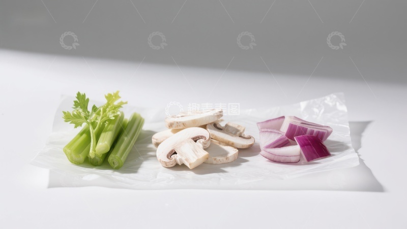 高清大图下载【趣麦麦图】新鲜蔬菜与蘑菇的组合