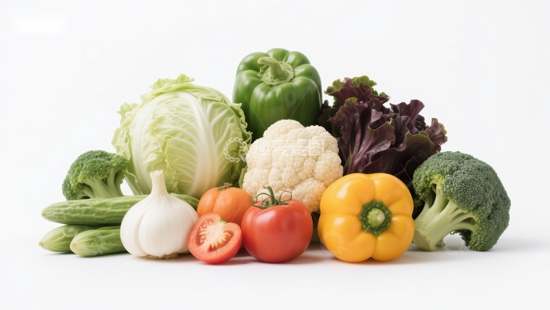 高清大图下载【趣麦麦图】新鲜蔬菜集合展示