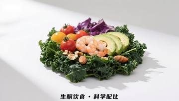 生酮饮食科学配比的健康沙拉