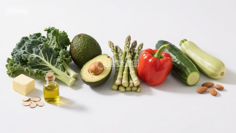 高清大图下载【趣麦麦图】新鲜蔬菜与健康食材展示