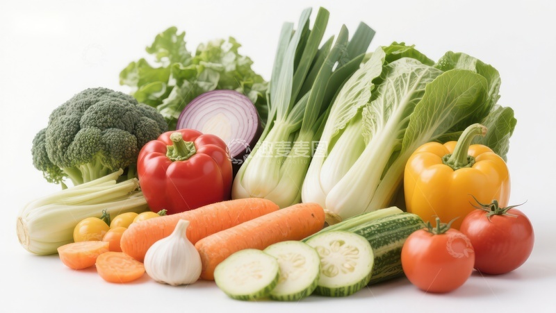 高清大图下载【趣麦麦图】新鲜蔬菜集合展示