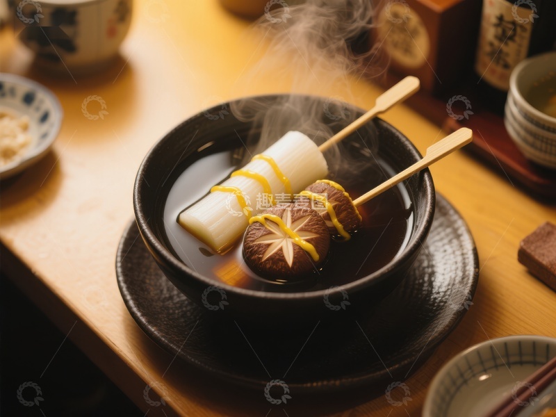 高清大图下载【趣麦麦图】热气腾腾的日式煮物