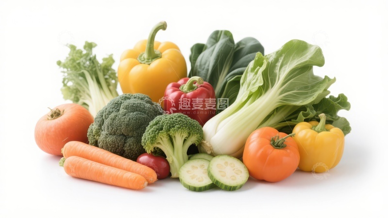 高清大图下载【趣麦麦图】新鲜蔬菜集合展示