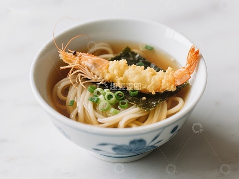 日式虾天妇罗乌冬面