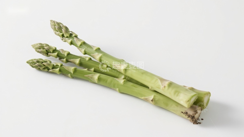 高清大图下载【趣麦麦图】新鲜绿色芦笋特写