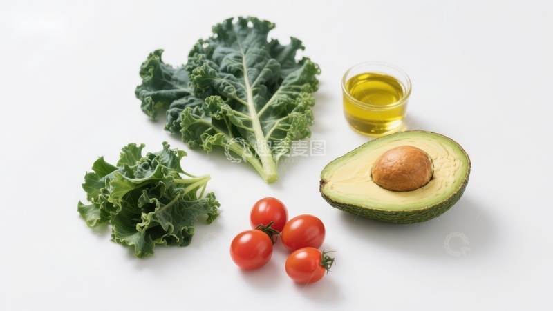 高清大图下载【趣麦麦图】新鲜蔬菜与橄榄油组合