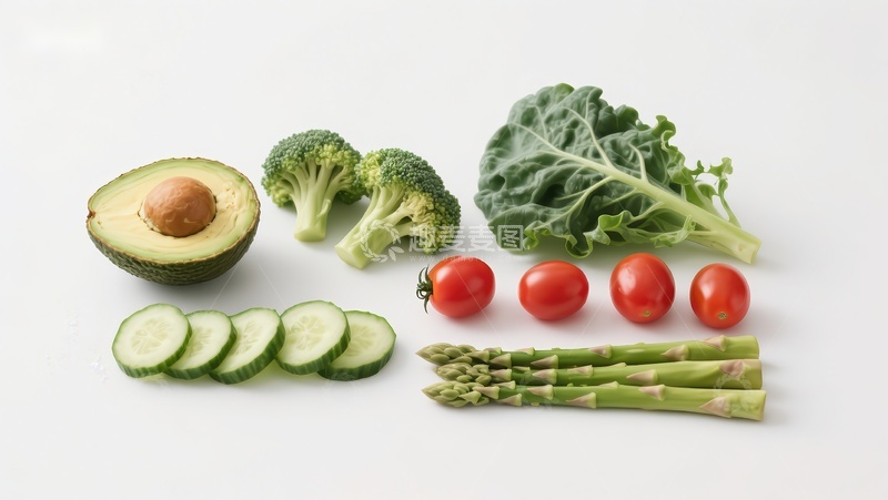 高清大图下载【趣麦麦图】新鲜蔬菜与水果的组合