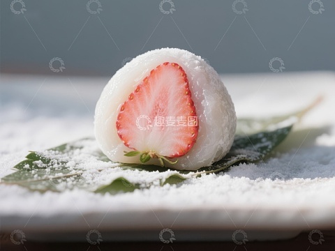 草莓大福，甜蜜的日本传统甜点