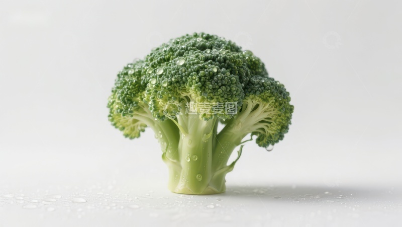 高清大图下载【趣麦麦图】新鲜滴水的西兰花