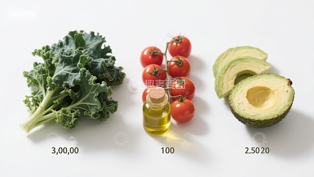 新鲜蔬菜与橄榄油的营养对比