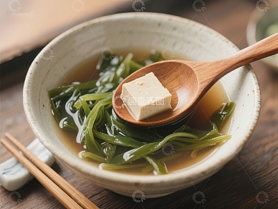 日式海带豆腐汤