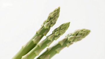 新鲜芦笋特写