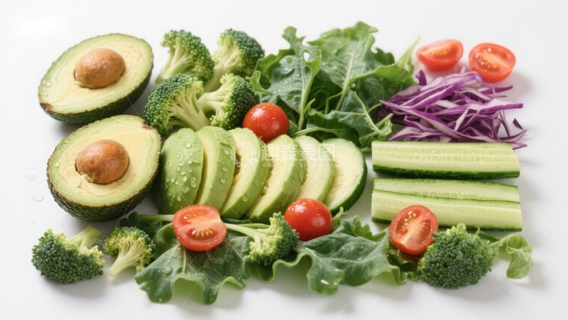 高清大图下载【趣麦麦图】新鲜蔬菜水果组合