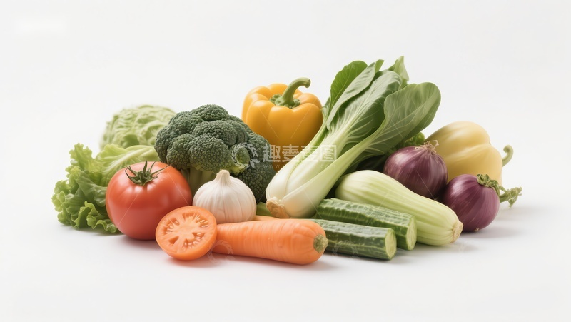 高清大图下载【趣麦麦图】新鲜蔬菜集合展示