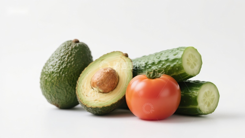 高清大图下载【趣麦麦图】新鲜蔬菜水果组合