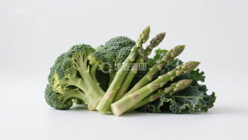 高清大图下载【趣麦麦图】新鲜绿色蔬菜组合