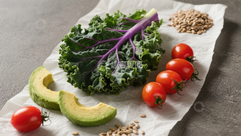 高清大图下载【趣麦麦图】新鲜蔬菜与水果组合