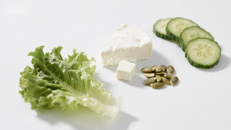 高清大图下载【趣麦麦图】新鲜蔬菜与奶酪的组合