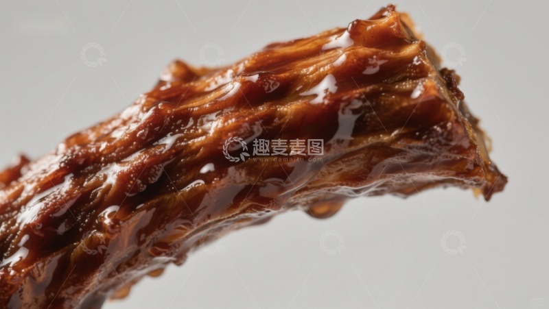 高清大图下载【趣麦麦图】酱汁淋漓的烤肉特写