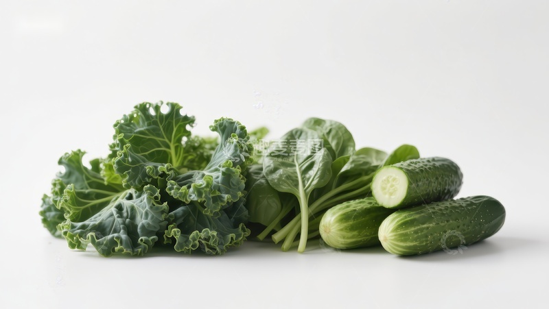 高清大图下载【趣麦麦图】新鲜绿色蔬菜组合