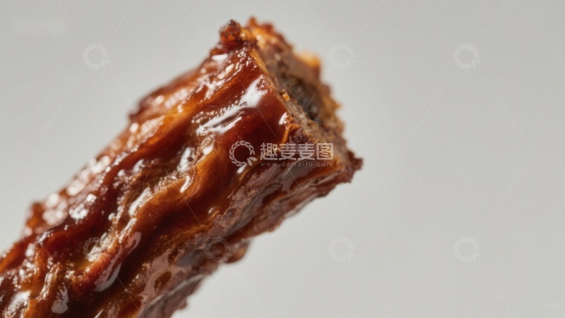 高清大图下载【趣麦麦图】酱汁淋漓的烤肉特写