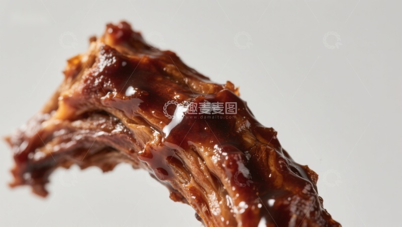 高清大图下载【趣麦麦图】酱汁淋漓的烤肉特写