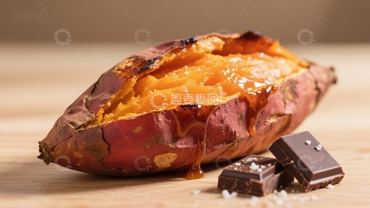 烤红薯配巧克力，甜咸交织