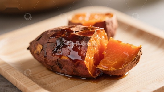 蜜汁烤红薯，香甜诱人