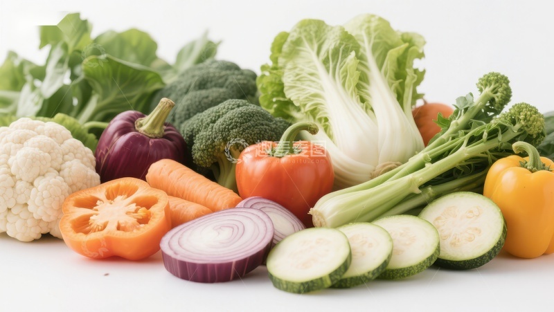 高清大图下载【趣麦麦图】新鲜蔬菜集合展示