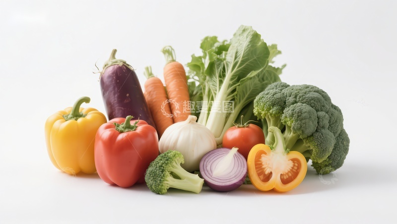 高清大图下载【趣麦麦图】新鲜蔬菜集合展示