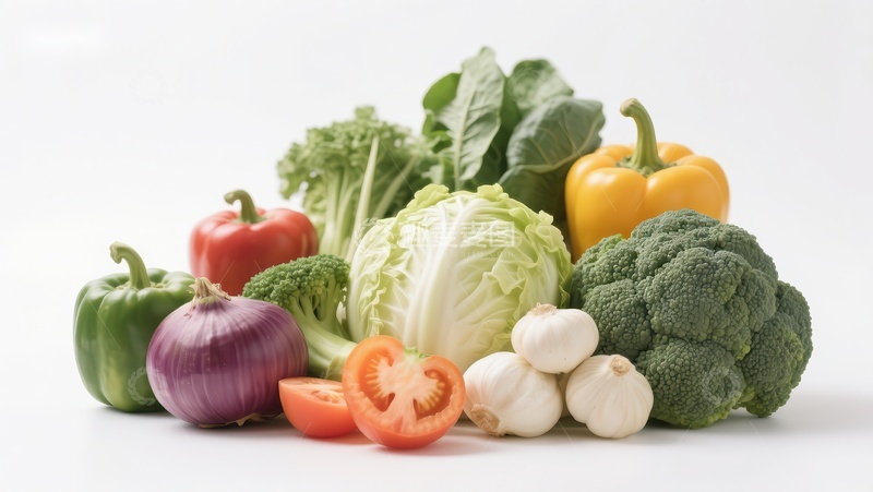 高清大图下载【趣麦麦图】新鲜蔬菜集合展示