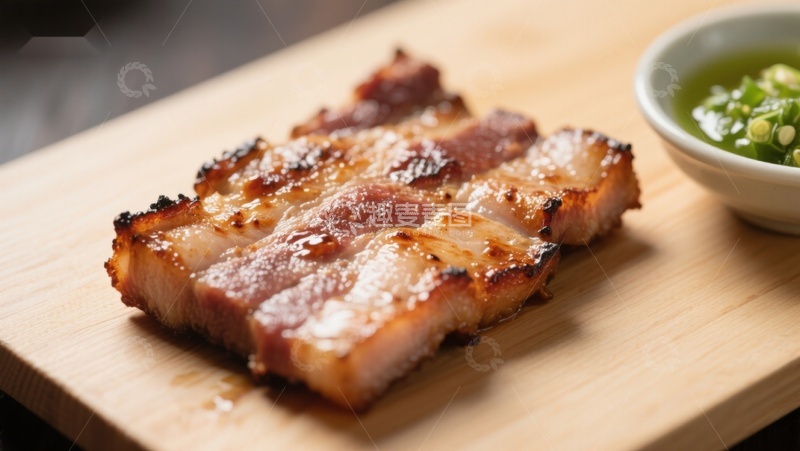 高清大图下载【趣麦麦图】烤肉片配青柠酱